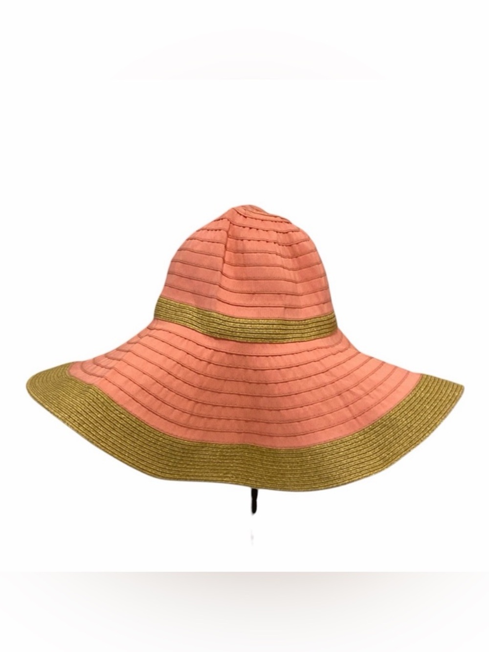 Floppy Summer Hat Peach Salmon / Excellent Like-New Condition